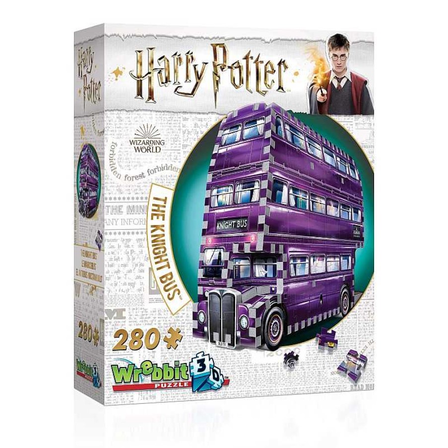 Wrebbit 3D Puzzle 3D Wrebbit 3D Harry Potter Autobus Noctambulo De 280 Piezas