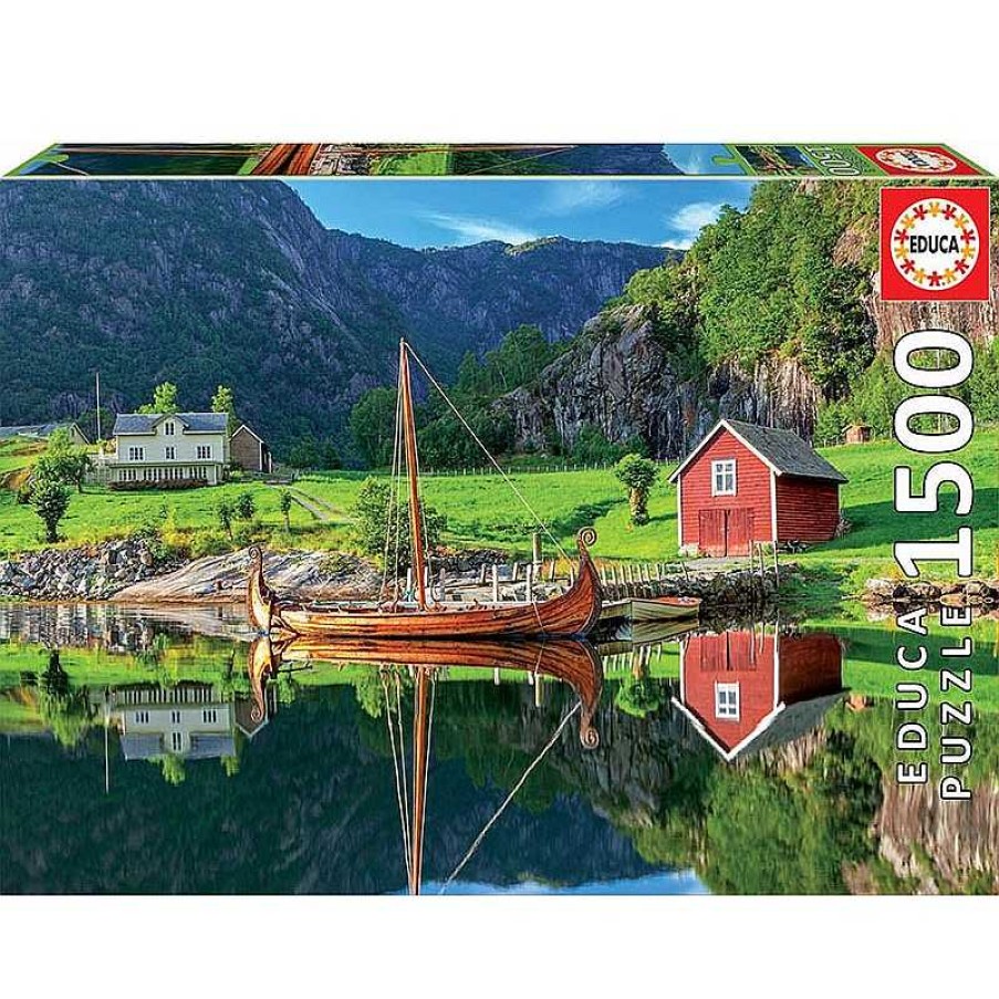 Puzzles Educa Puzzle Educa Barco Vikingo De 1500 Piezas