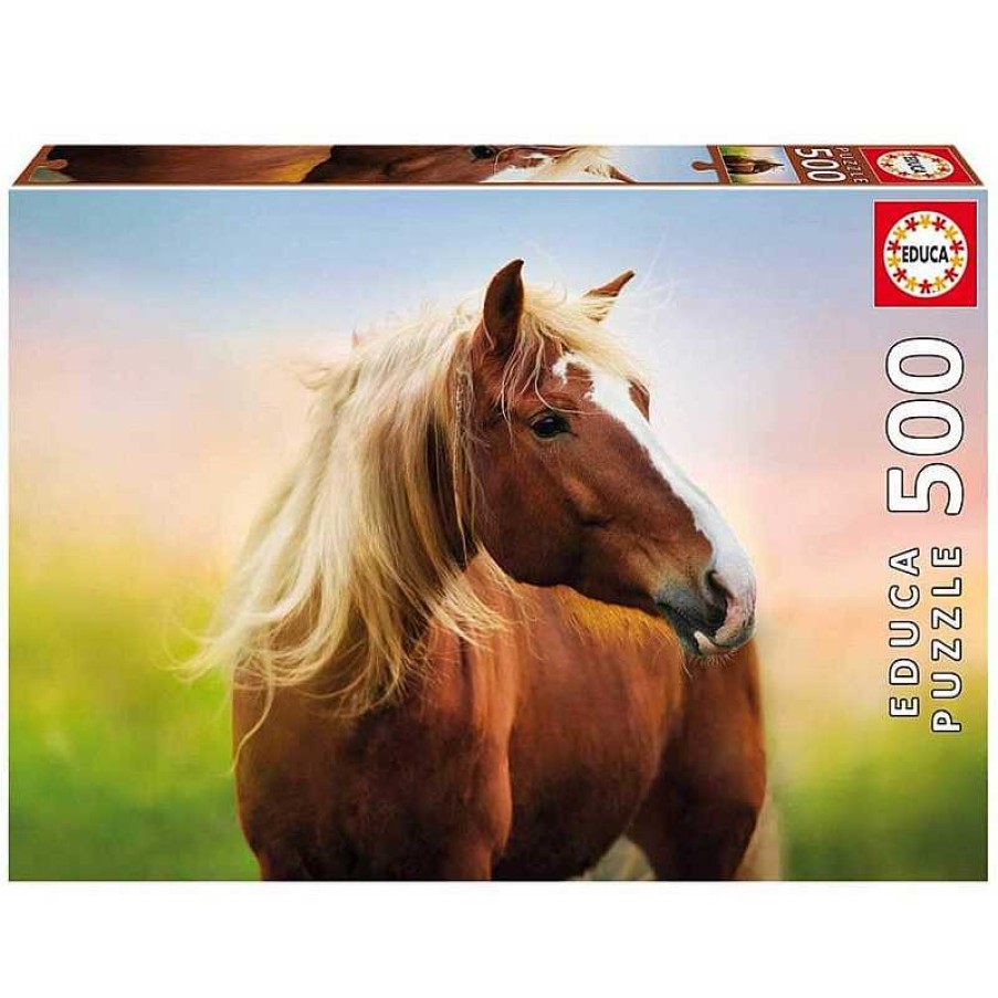 Puzzles Educa Puzzle Educa Caballo Al Amanecer De 500 Piezas