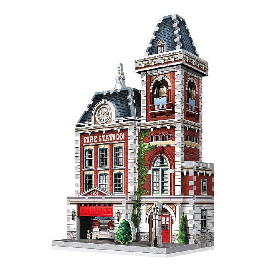 Wrebbit 3D Puzzle 3D Wrebbit 3D Colecci N Urbania Estaci N De Bomberos De 285 Piezas