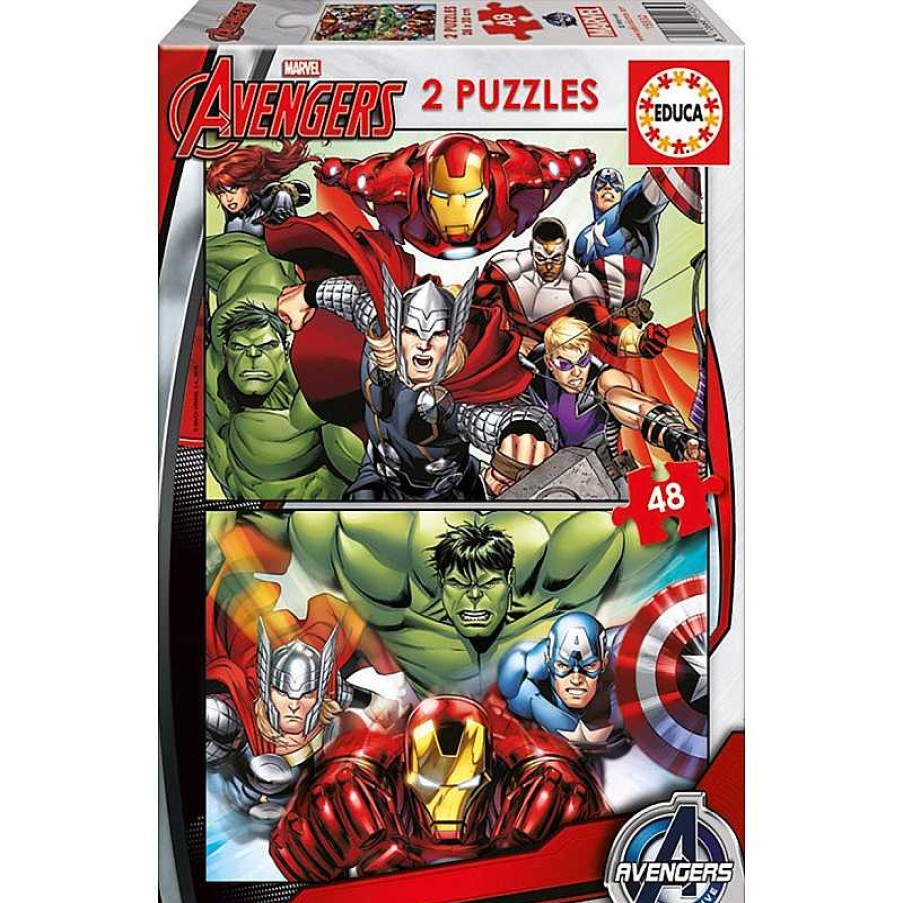 Puzzles Educa Puzzle Educa Los Vengadores 2X48 Piezas