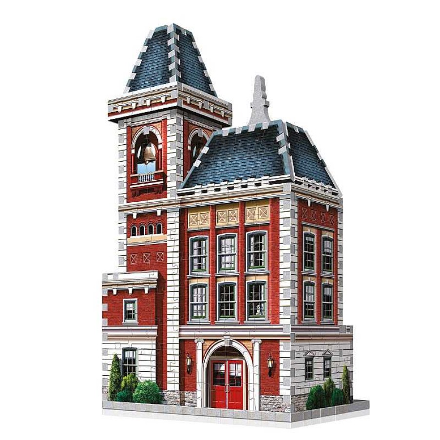 Wrebbit 3D Puzzle 3D Wrebbit 3D Colecci N Urbania Estaci N De Bomberos De 285 Piezas