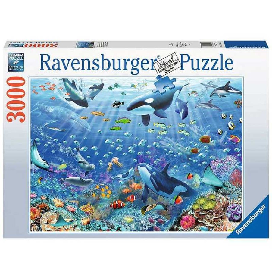 Ravensburger Puzzle Ravensburger Un Colorido Mundo Submarino De 3000 Piezas