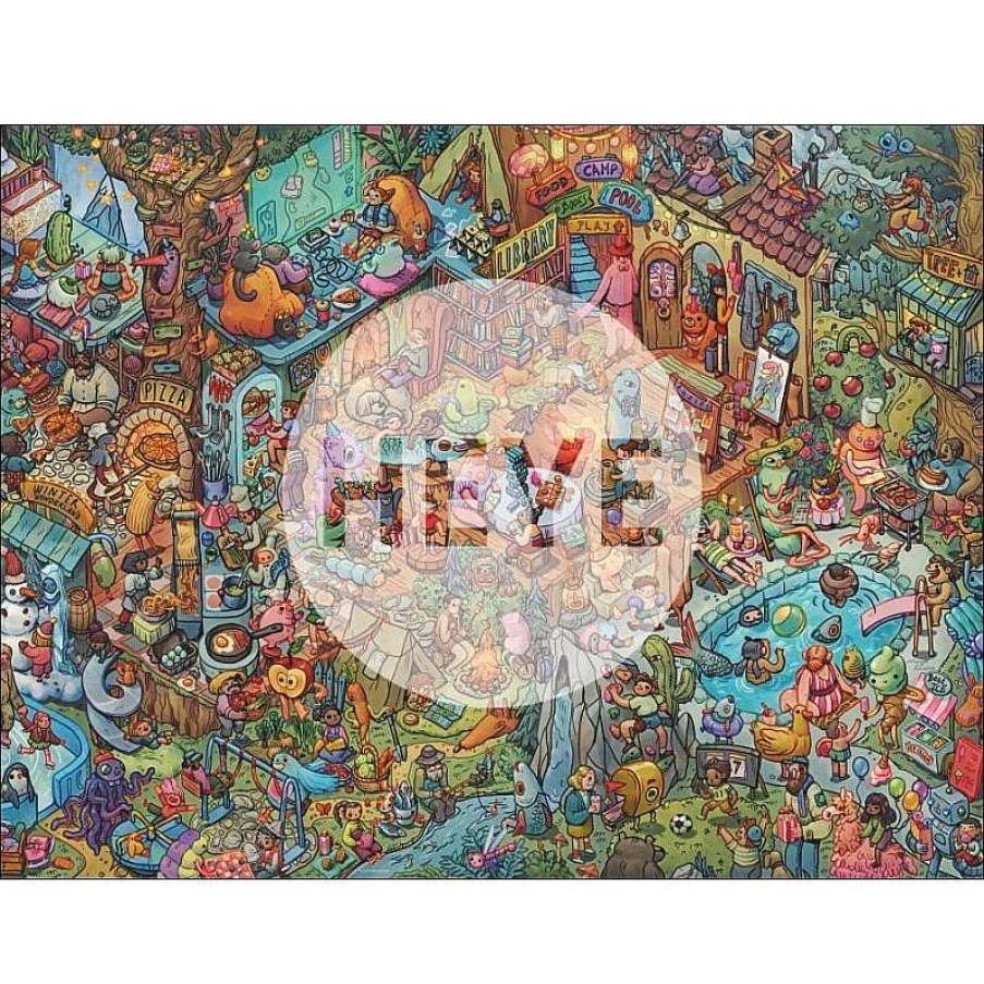 Heye Puzzle Heye Diversi N Con Los Amigos De 1500 Piezas