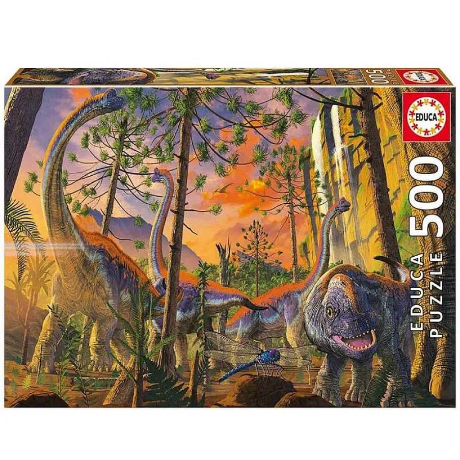 Puzzles Educa Puzzle Educa Dinosaurios Curiosos De 500 Piezas