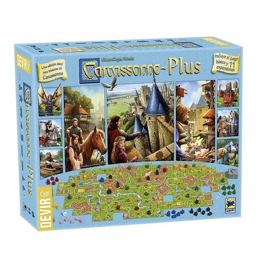 Devir Carcassonne Plus 2017 - Juego De Mesa