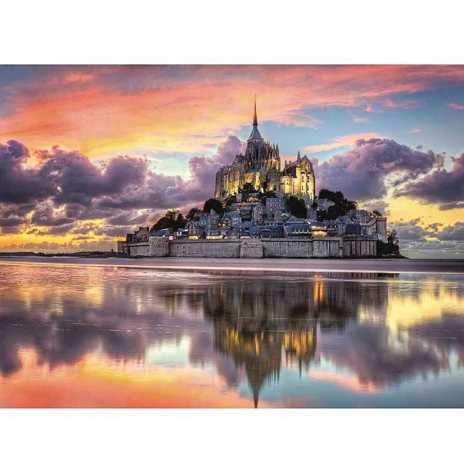 Clementoni Puzzle Clementoni El Magn Fico Mont Saint Michel De 1000 Piezas