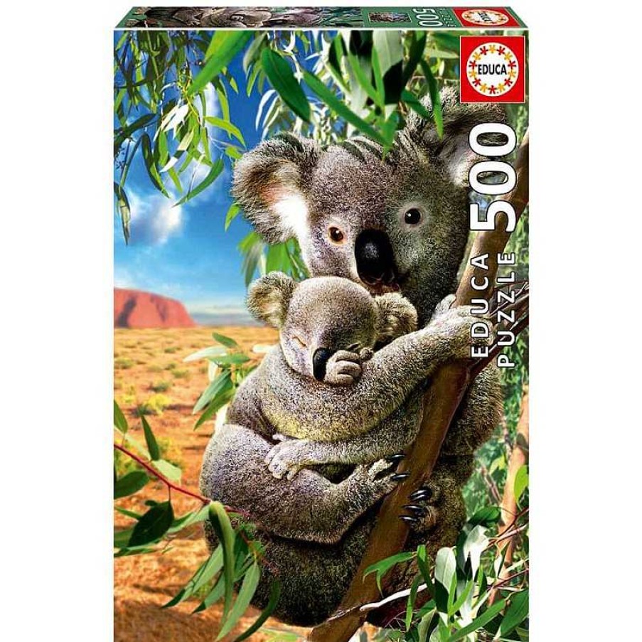 Puzzles Educa Puzzle Educa Koala Con Su Cachorro De 500 Piezas