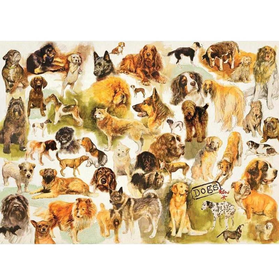 Jumbo Puzzle Jumbo Poster De Perros De 1000 Piezas