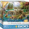 Eurographics Puzzle Eurographics Los Lobos Y Lago De Fantasia De 500 Piezas