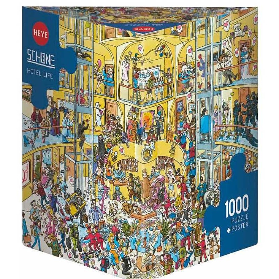 Heye Puzzle Heye Vida En El Hotel De 1000 Piezas