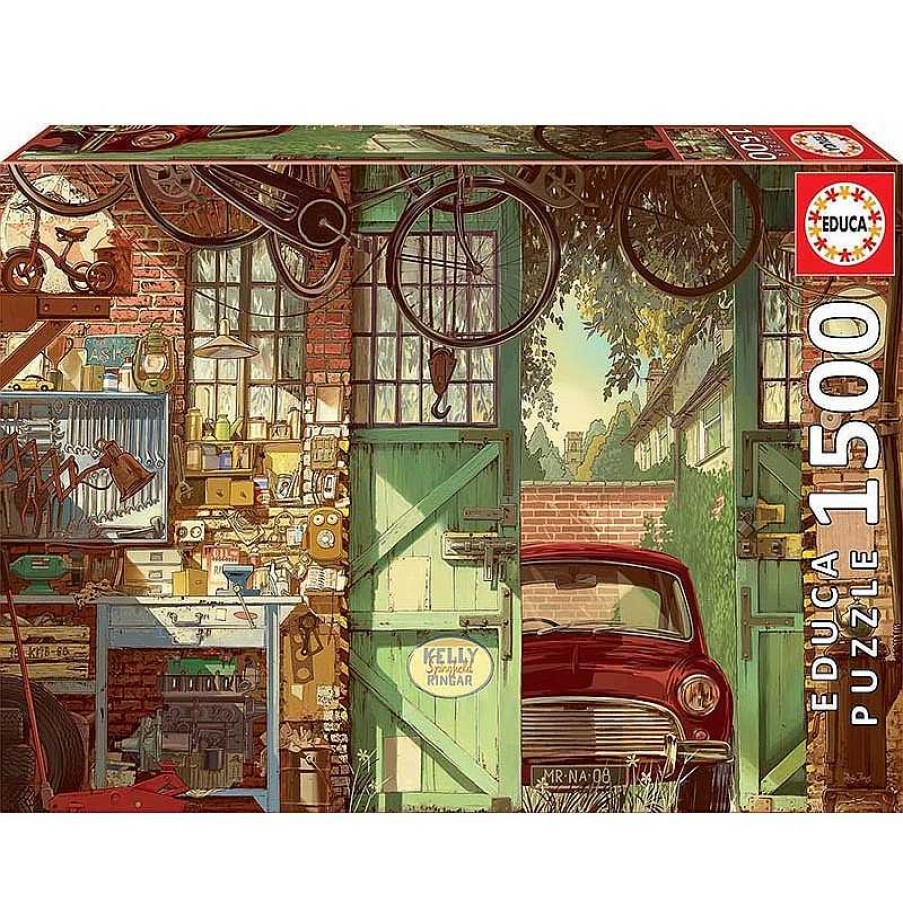 Puzzles Educa Puzzle Educa Old Garage, Arly Jones De 1500 Piezas