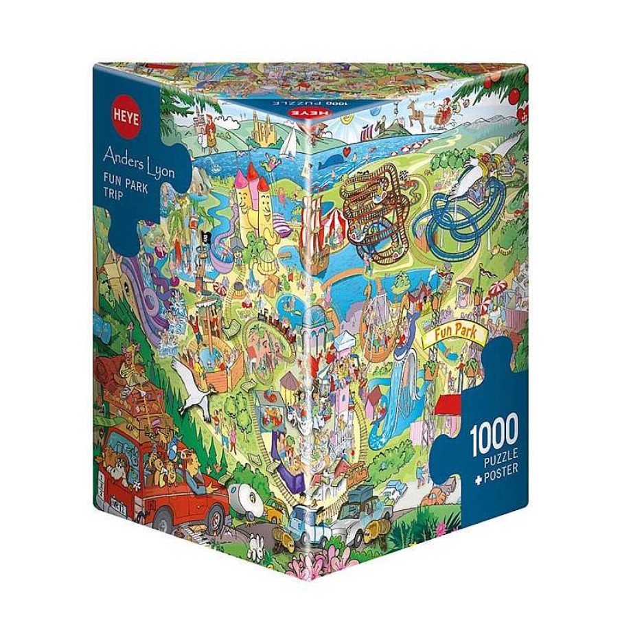 Heye Puzzle Heye Parque De Diversiones De 1000 Piezas