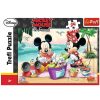 Puzzles Trefl Puzzle Trefl Mickey Mouse Picnic En La Playa De 24 Piezas