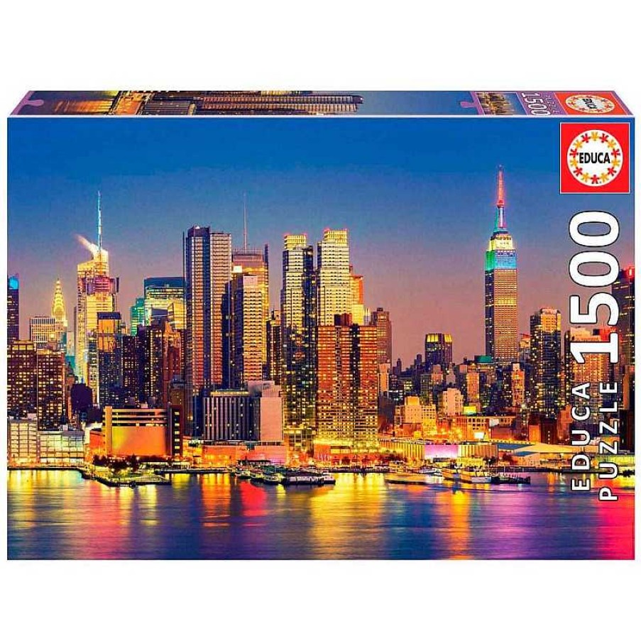 Puzzles Educa Puzzle Educa Manhattan De Noche De 1500 Piezas