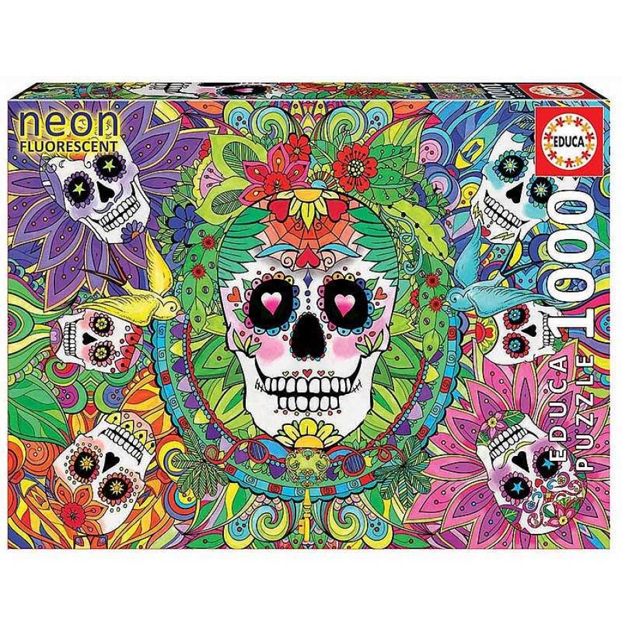 Puzzles Educa Puzzle Educa Calaveras De Az Car (Ne N) 1000 Piezas