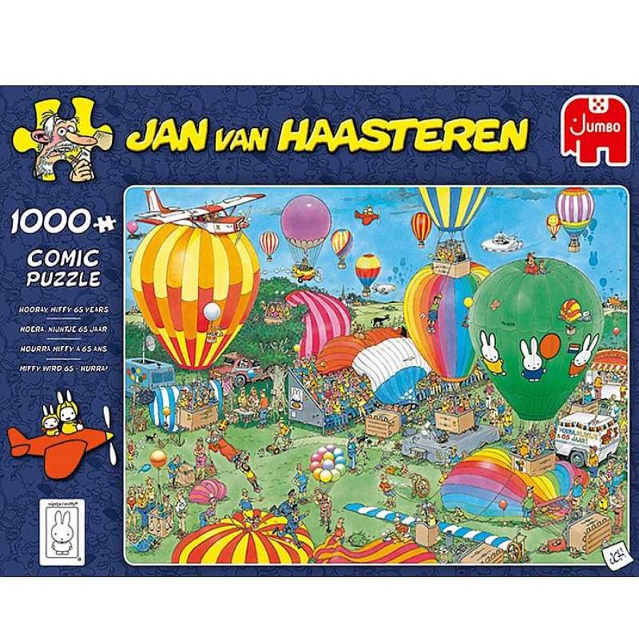 Jumbo Puzzle Jumbo Hooray, Miffy 65 Years De 1000 Piezas