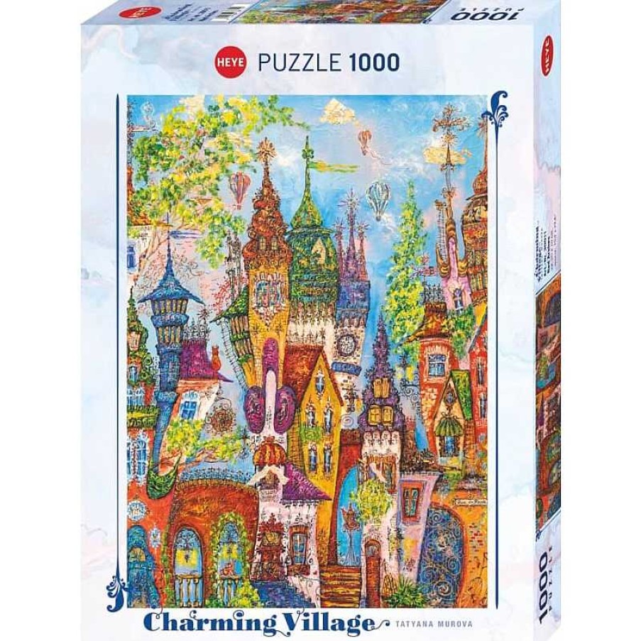 Heye Puzzle Heye Pueblo Con Encanto, Arcos Rojos De 1000 Piezas