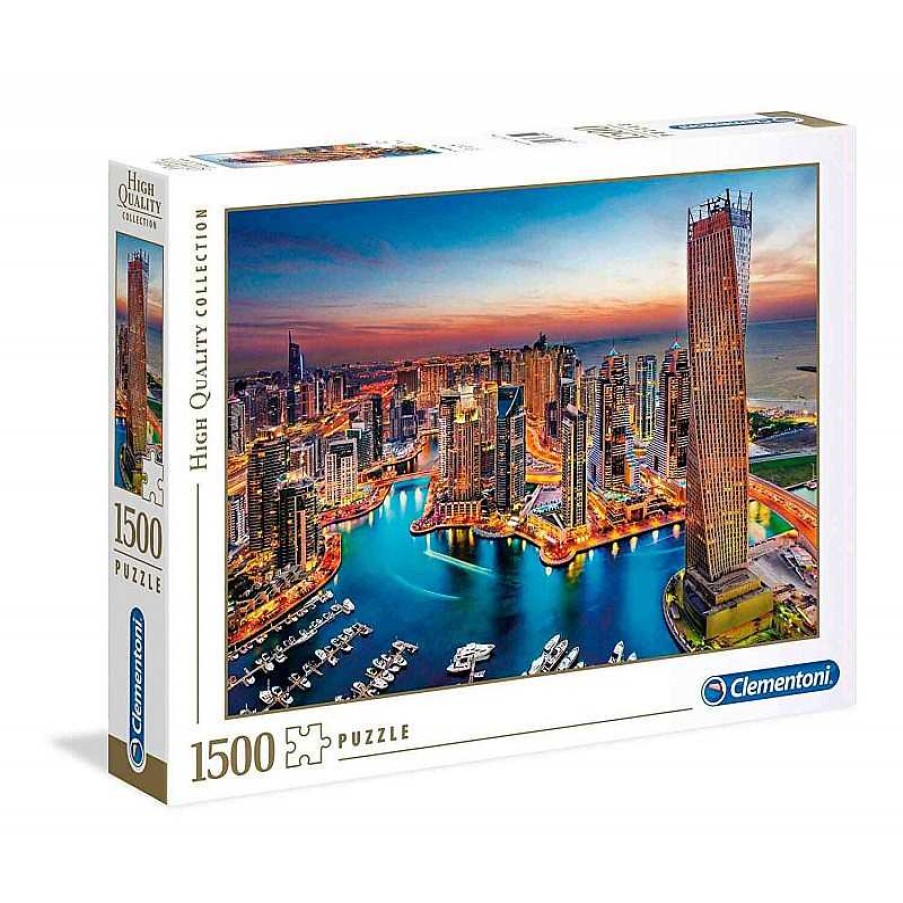 Clementoni Puzzle Clementoni Puerto Deportivo De Dubai De 1500 Piezas