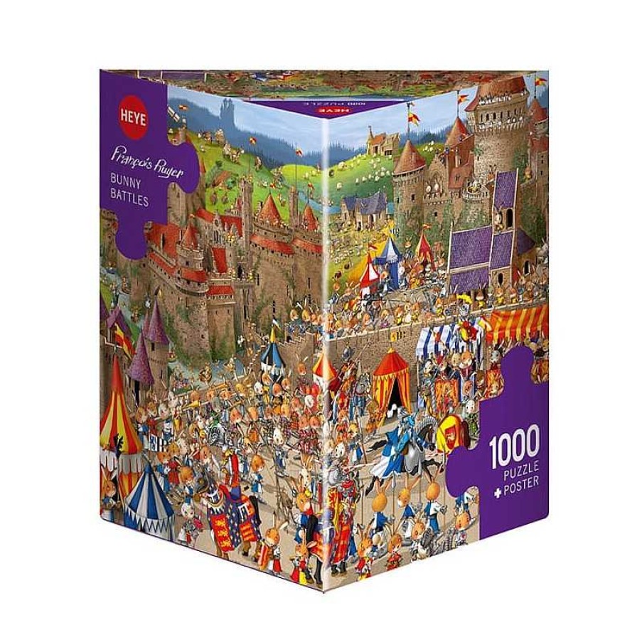 Heye Puzzle Heye Batalla De Conejos De 1000 Piezas