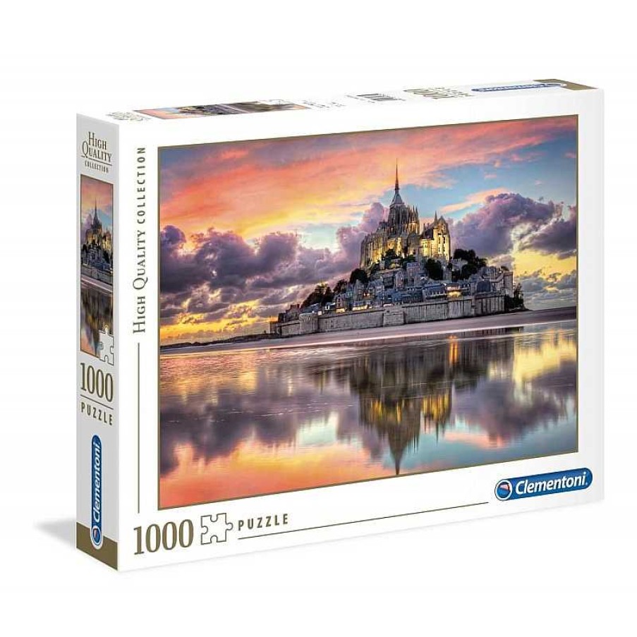 Clementoni Puzzle Clementoni El Magn Fico Mont Saint Michel De 1000 Piezas