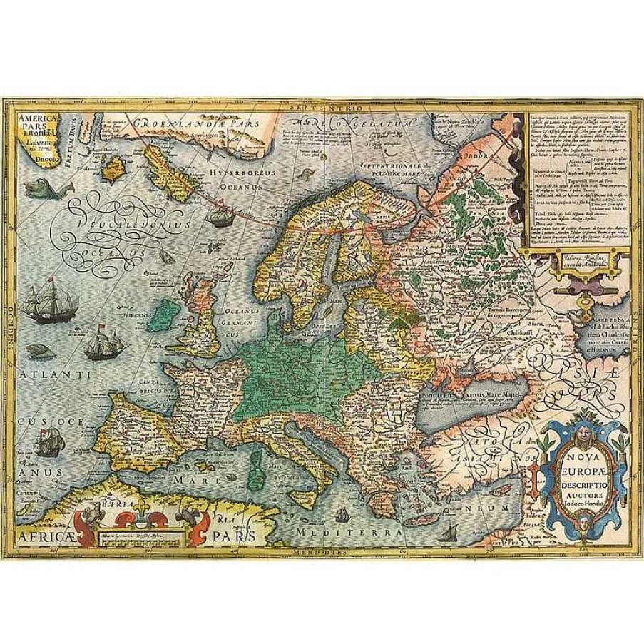 Puzzles Educa Puzzle Educa Mapa De Europa Antiguo De 1000 Piezas