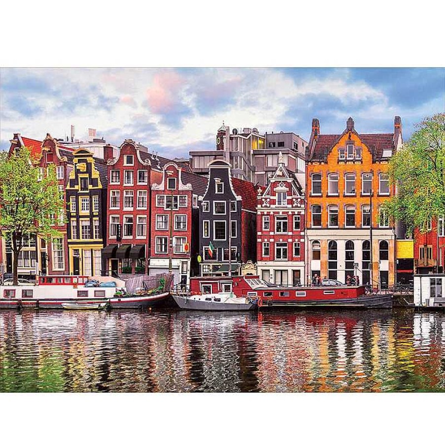 Puzzles Educa Puzzle Educa Casas Danzantes, Amsterdam De 1000 Piezas