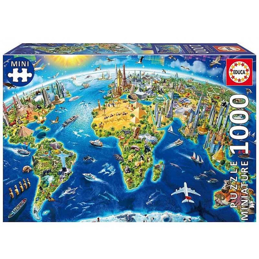 Puzzles Educa Puzzle Educa S Mbolos Del Mundo (Piezas Miniaturas) 1000 Piezas