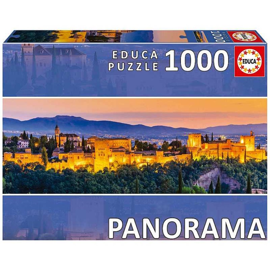 Puzzles Educa Puzzle Educa Panorama Alhambra, Granada De 1000 Piezas