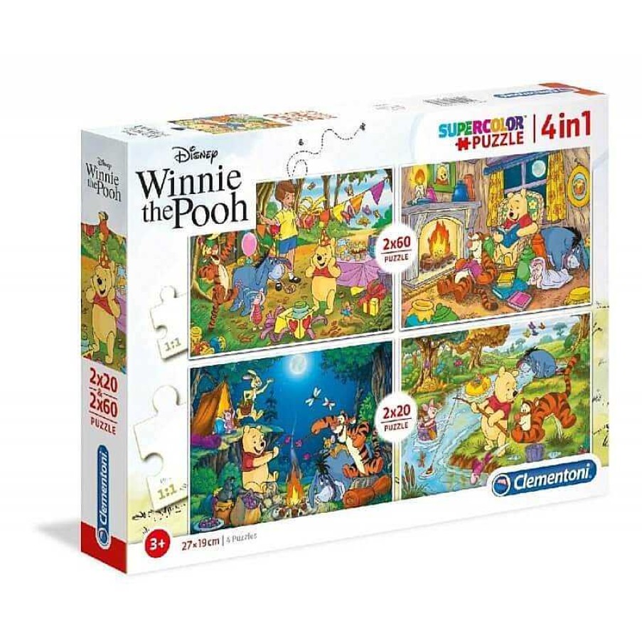 Clementoni Puzzle Clementoni Disney Winnie The Pooh 2X20 + 2X60