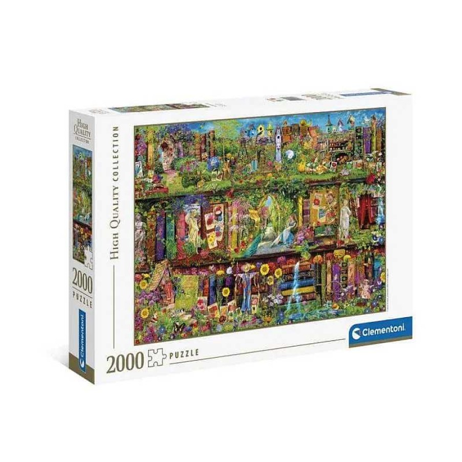 Clementoni Puzzle Clementoni La Estanter A De Jard N De 2000 Piezas