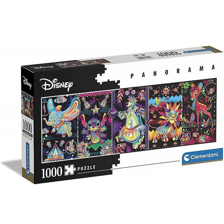 Clementoni Puzzle Clementoni Panorama Animales Coloridos Disney 1000 Piezas