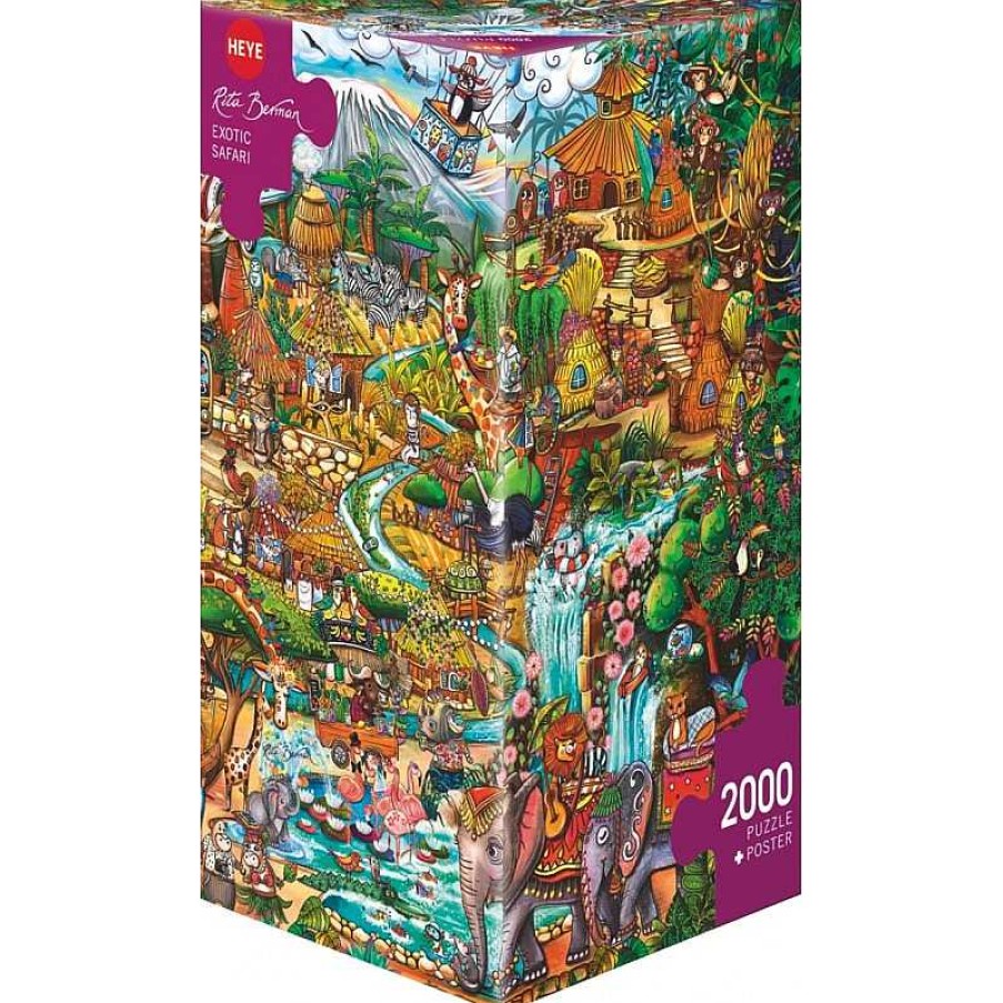 Heye Puzzle Heye Safari Ex Tico De 2000 Piezas