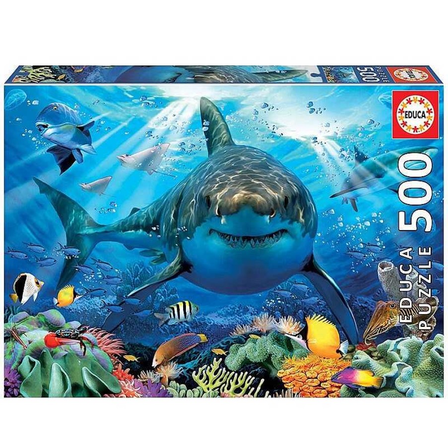 Puzzles Educa Puzzle Educa Gran Tibur N Blanco De 500 Piezas