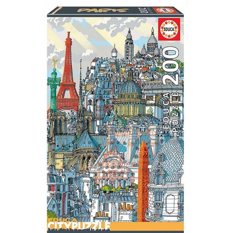 Puzzles Educa Puzzle Educa Paris Educa City Puzzle De 200 Piezas