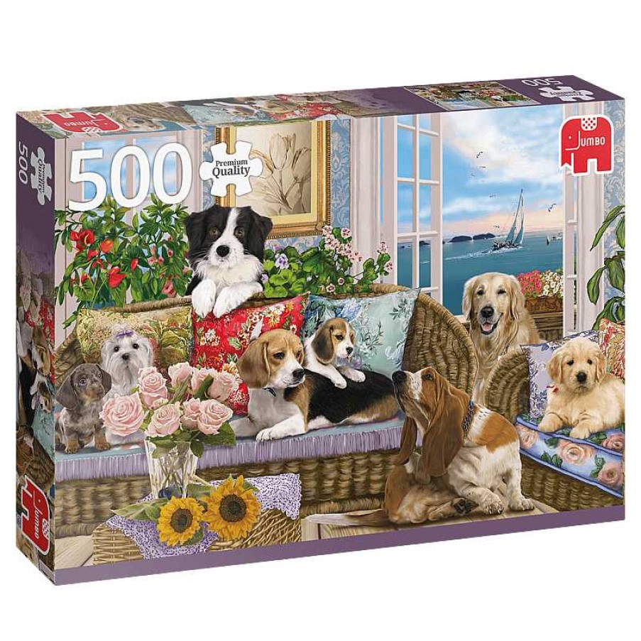 Jumbo Puzzle Jumbo Amigos Peludos De 500 Piezas