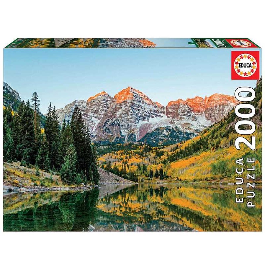 Puzzles Educa Puzzle Educa Maroon Bells, Estados Unidos De 2000 Piezas