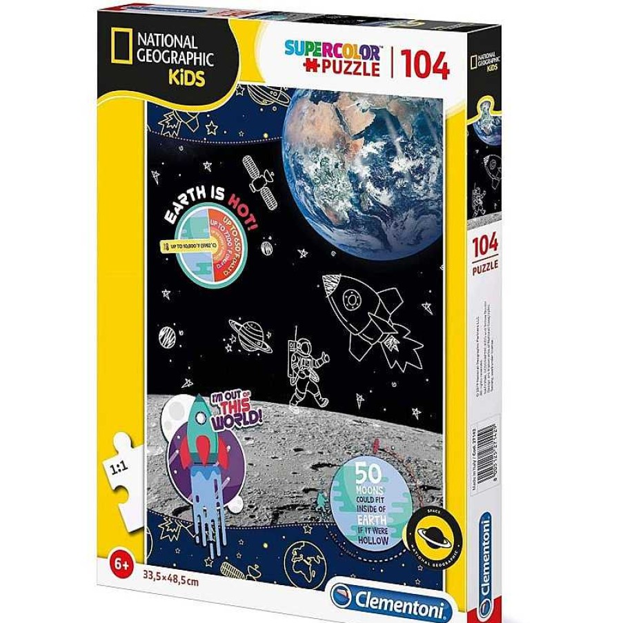 Clementoni Puzzle Clementoni Explorador Espacial National Geographic De 104 Piezas