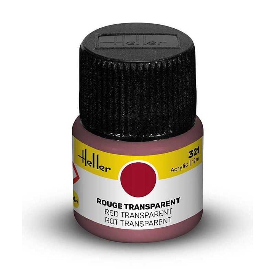 Heller Pintura Acr Lica Rojo Transparente 321