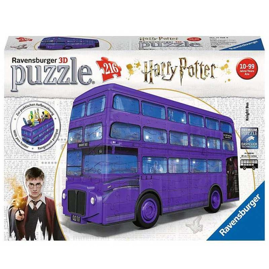 Ravensburger Puzzle 3D Ravensburger Autob S Noct Mbulo Harry Potter 216 Piezas