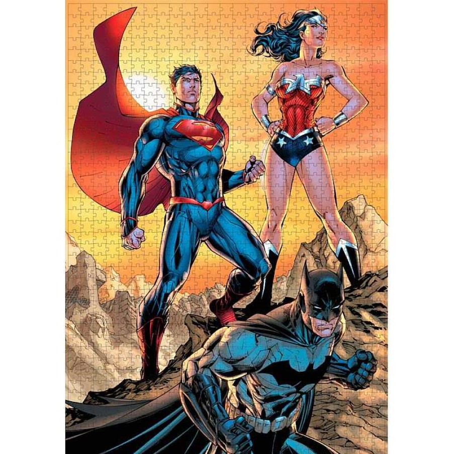 SD Games Puzzle Sdgames Batman, Superman Y Wonder Woman De 1000 Piezas