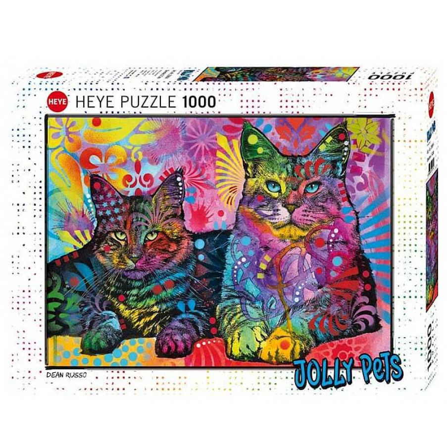 Heye Puzzle Heye Dedicado 2 Gatos De 1000 Piezas