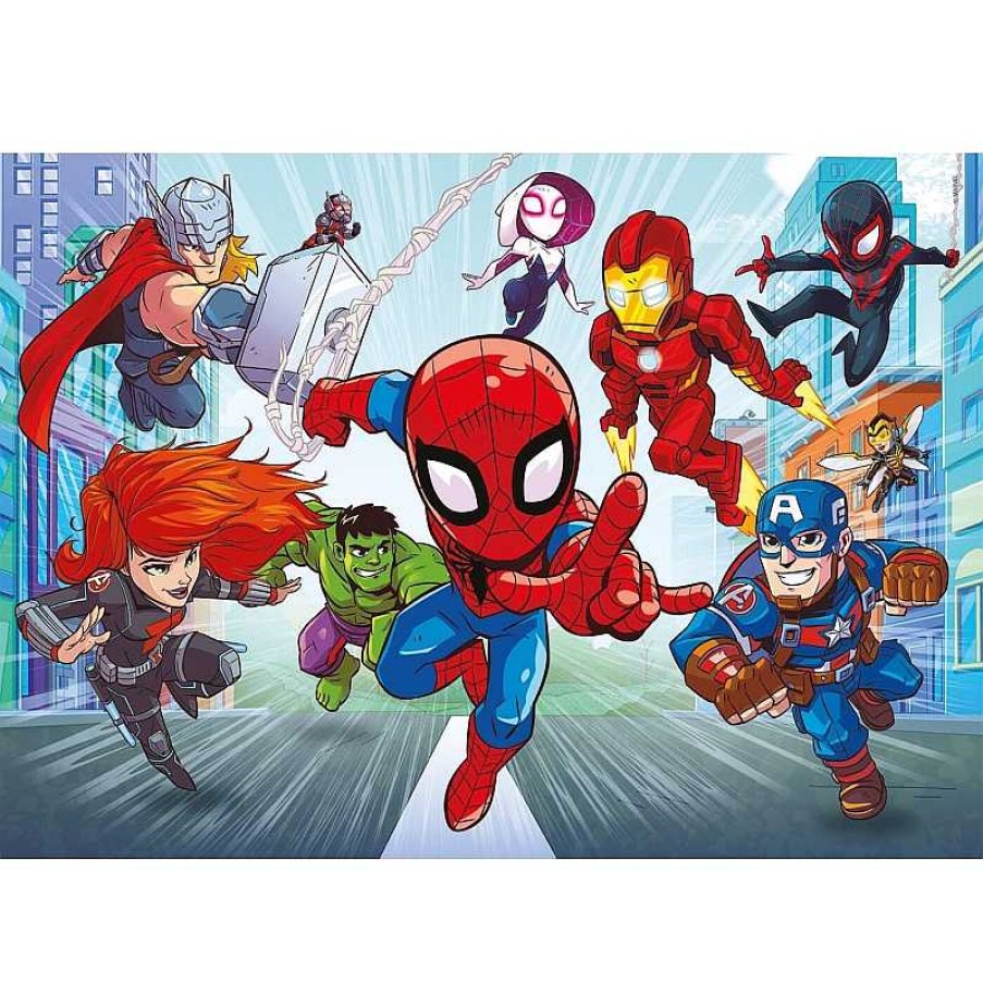 Clementoni Puzzle Clementoni Happy Color Marvel Superhero 60 Piezas