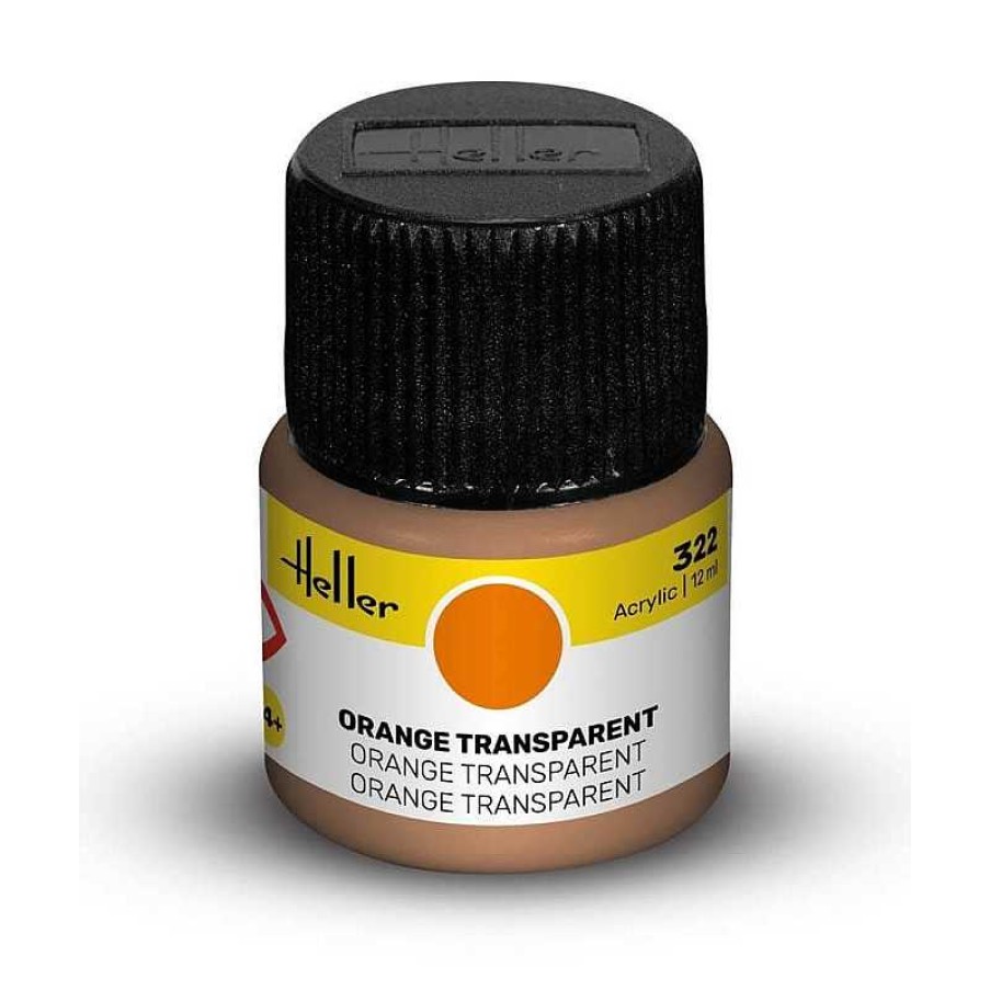 Heller Pintura Acr Lica Naranja Transparente 322