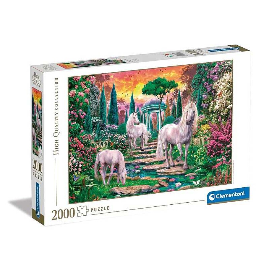 Clementoni Puzzle Clementoni Jard N De Unicornios De 2000 Piezas