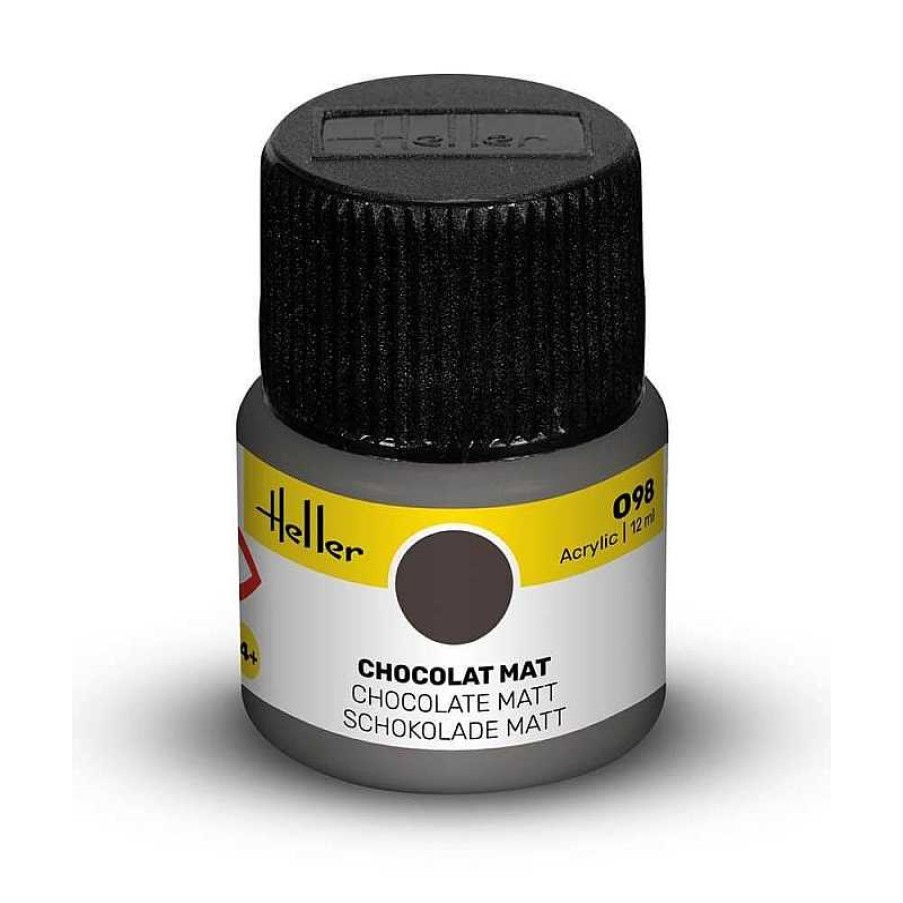 Heller Pintura Acr Lica Chocolate Mate 098