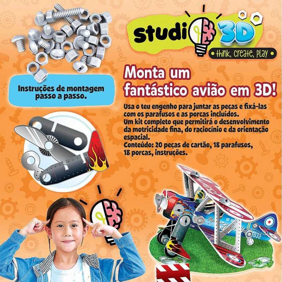 Puzzles Educa Puzzle 3D Educa Avi N Studio De 20 Piezas