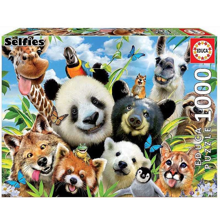 Puzzles Educa Puzzle Educa Llama Drama Selfie De 1000 Piezas