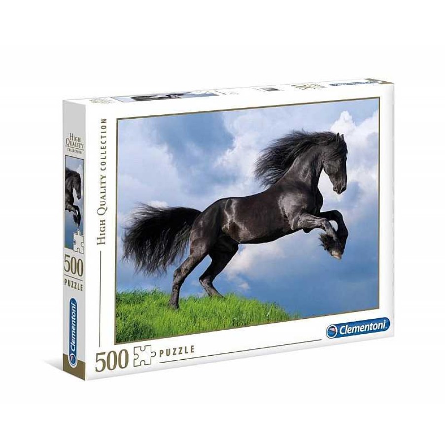 Clementoni Puzzle Clementoni Caballo Negro Fris N De 500 Piezas