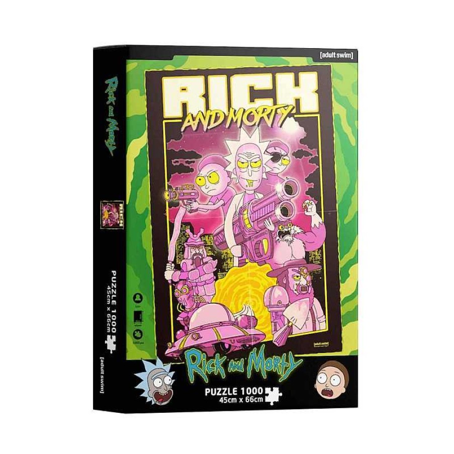 SD Games Puzzle Sdgames Poster Retro Rick Y Morty De 1000 Piezas